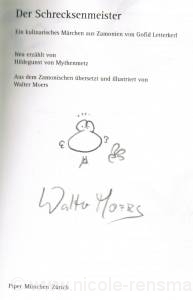 Signatur: Walter Moers