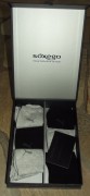 Die Socken von Soxego.de kamen in einer stabilen, persönlich gestalteten Sockenbox.